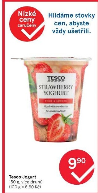 Jogurt ochucený Tesco