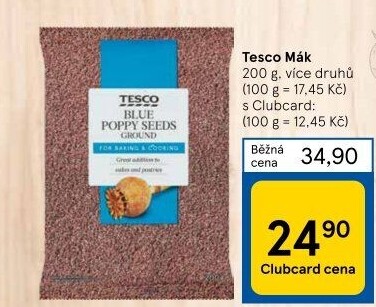 Mák modrý Tesco