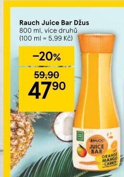 Šťáva čerstvá Juice Bar Rauch