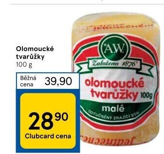 Sýr tvarůžky olomoucké A.W.