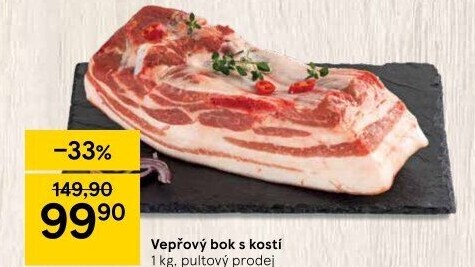 Vepřový bok s kostí