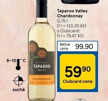 Víno Chardonnay Valley Taparoo