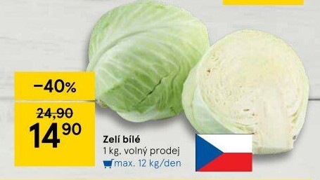 Zelí hlávkové bílé