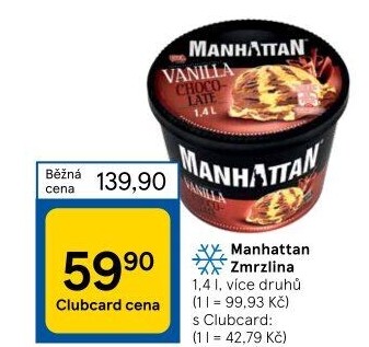 Zmrzlina v kelímku Manhattan Nestlé