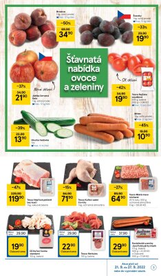 akční leták Tesco 21.9.2022-27.9.2022