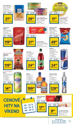 akční leták Tesco 21.9.2022-27.9.2022