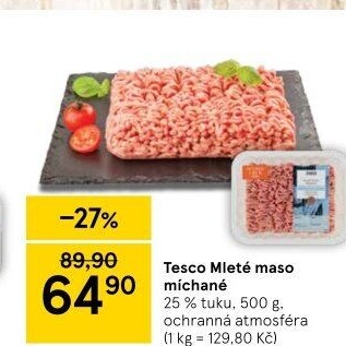 Mleté maso mix Tesco