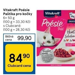 Paštika pro kočky Poésie Vitakraft
