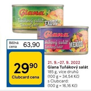 Salát s tuňákem Giana