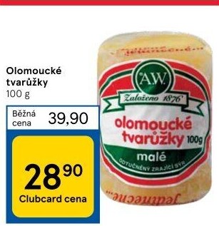 Sýr tvarůžky olomoucké A.W.