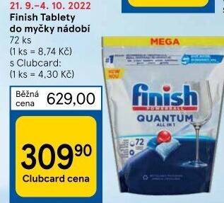 Tablety do myčky Finish