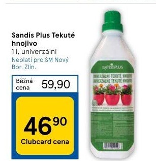 Tekuté univerzální hnojivo Sandis plus