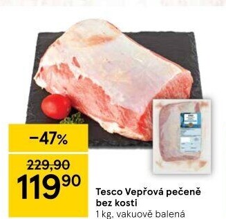 Vepřová pečeně bez kosti Tesco