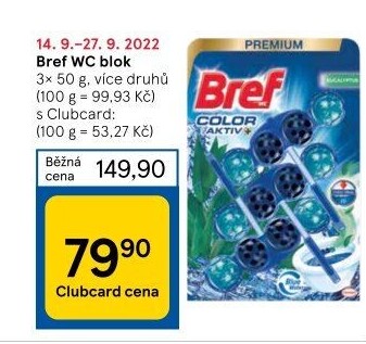WC blok tuhý Bref