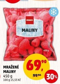 Mražené maliny Penny