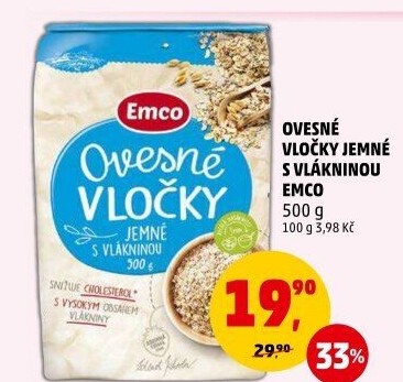 Ovesné vločky Emco