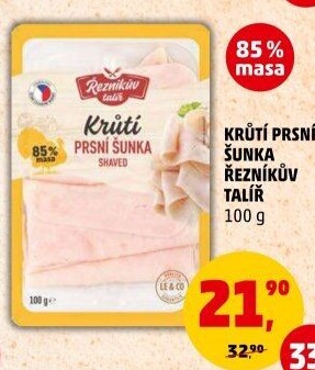 Šunka krůtí prsní Řezníkův talíř