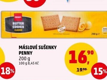 Sušenky máslové Penny