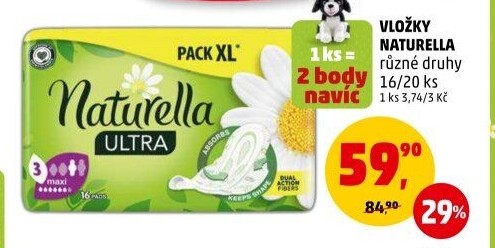 Vložky dámské Naturella