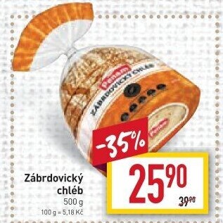 Chléb zábrdovický Penam