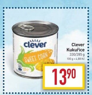 Kukuřice sterilovaná Clever