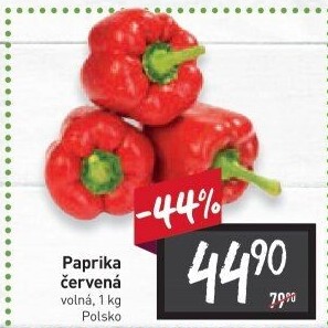 Paprika červená