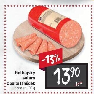 Salám Gothaj Kostelecké uzeniny