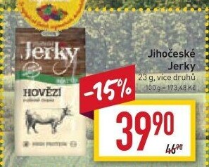 Sušené maso Jihočeské Jerky