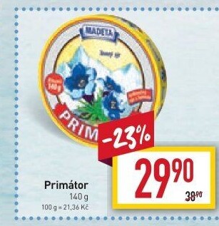 Sýr tavený Primátor Madeta