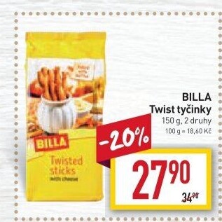 Tyčinky Twist Billa