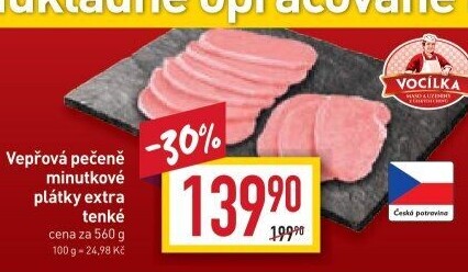 Vepřová pečeně bez kosti Vocílka