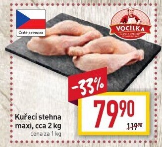 Kuřecí stehna Vocílka