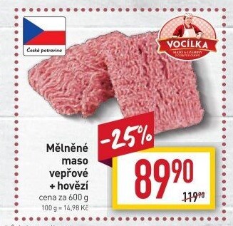 Mleté maso mix Vocílka