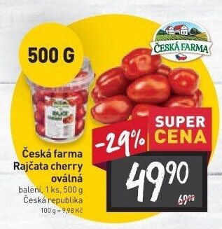 Rajčata cherry Česká farma