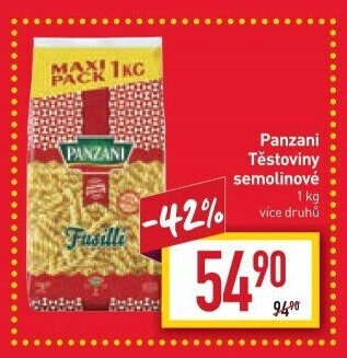 Těstoviny Panzani