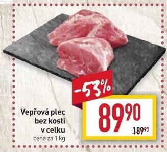 Vepřová plec bez kosti
