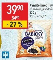 Knedlíky kynuté mražené Dobroty babičky Kláry