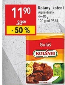 Koření Guláš Kotányi