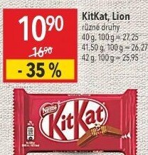 Tyčinka Finger Kit Kat Nestlé