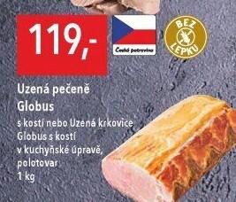 Uzená pečeně s kostí Globus