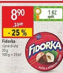 Oplatky Fidorka Opavia