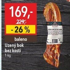 Vepřový bok uzený bez kosti Kostelecké uzeniny
