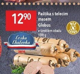 Paštika s telecím masem Játrovka Globus