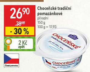 Tradiční pomazánkové Choceňské