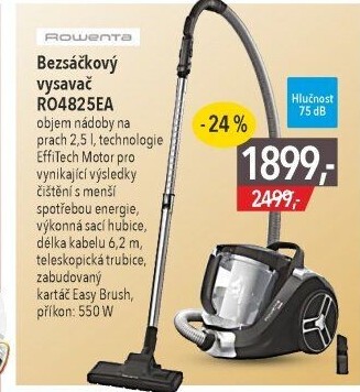 Bezsáčkový vysavač RO4825EA Rowenta