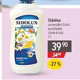 Čistič univerzální Soda Power Sidolux
