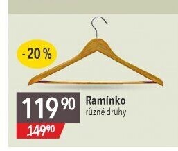 Dřevěná ramínka