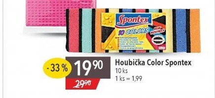 Houbička na nádobí Spontex