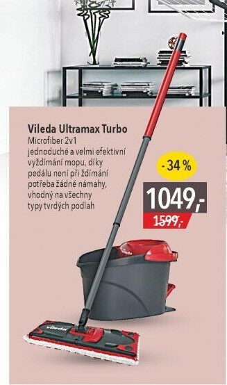 Mop set Ultramat Turbo Vileda