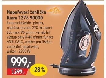 Napařovací žehlička Eta Kiara 1276 90000
